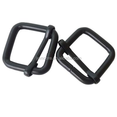 China Handbag ; Baggage; Stock Exchange ; Wallet ; Clutch Etc Black Metal Slide Adjuster Buckle Strap Rectangle Sliders Hook MPB06 for sale