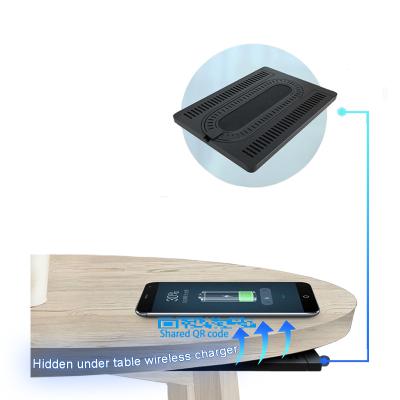 China Mobile Phone Tech 2022 Charging Station Invis 50Mm Wireless Long Distance Charger Under Coffee Table for sale