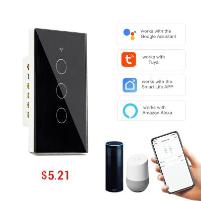 China SHUWEI Beijing System Life Smart Radio Smart Home Automation New Tuya Remote Lamp Switch Using USA Wifi Band 3 For Hotel for sale