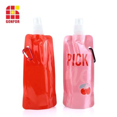 China BPA Eco Free Collapsible Material Reusable Moisture Proof Drinking Water Custom Printed Plastic Bag for sale