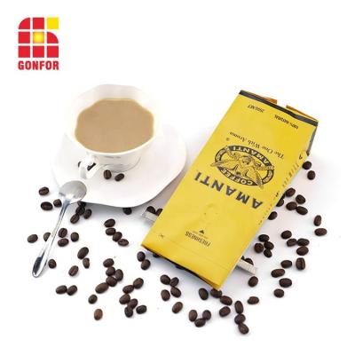 China Clear Moisture Proof 250g Specialty Coffee Reusable Plastic Bean Bag Matte Heat Sealing 8 Ounce Air Valve With Tin Tie for sale