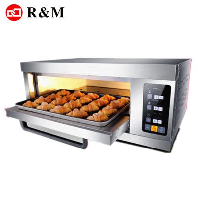 China Hotels Philippines Malaysia India Indonesia mico computer panel bakery oven, single deck oven electric bakery baking machine for sale