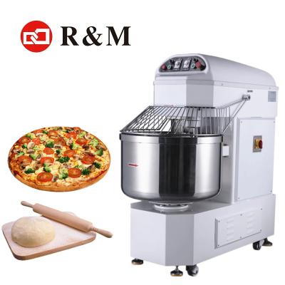 China Two Speed ​​Motion 50KG Tow 130 Liter Bakery Spiral Dough Mixer For Bakery, 130l Bakery Dough Mixer for sale