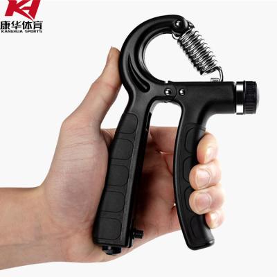 China Wholesale Adjustable Fitness Equipment China Kanghua Strength Hand Metal Grip Unisex Durable Anti-skid Strengthener With Counter for sale