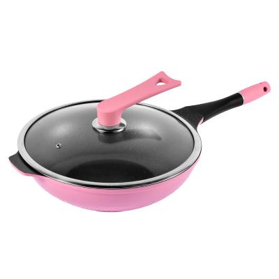 China Sustainable Metal Cast Iron Frying Cooking Stainless Steel Wok for sale