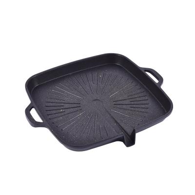 China Commercial Wholesale BBQ Grill Hot Sale Round Pot Gas Kitchen Grill Easily Cleaned Gas for sale