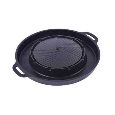 China Easily Cleaned Non-Stick Grill Pan For Stove Tops Grill Pan With Handle for sale