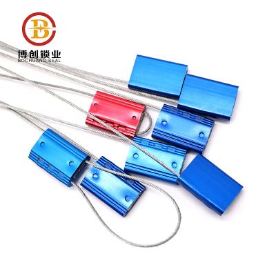 China Plastic security seal color package number secur cable seal etc. Cable Trucks Logistics Cargo Seal Cable Ties BCC207-PP for sale