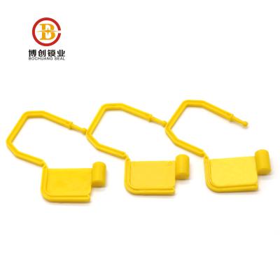 China Cheap POM BCL106 padlock seal with self-locking padlock seal plastic package padlock seals for sale