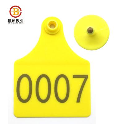 China BCE107 Cattle Management Large Ear Tag Number For Large Cattle Animal Ear Tags for sale