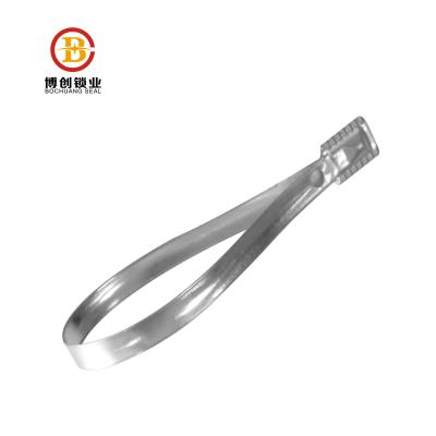 China Spoil proof BCS101-Inexpensive metal strap flat gasket for precinto metal container custom metal gasket for sale