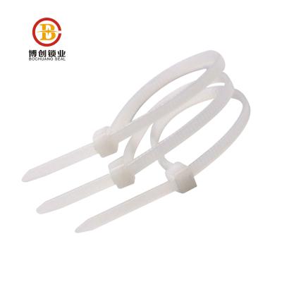 China One time use BCT01- supplier rapstrap cable tie PA6 cable liner tie numbered with logo customized cable tie for sale