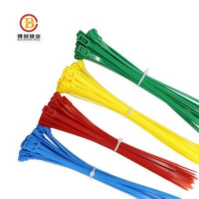 China Because-T002 Different Colors Reusable Nylon Cable Tie 4.8 x 200 Mm Tie-Down Plastic Cable Tie for sale