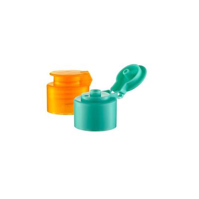 China Non Spill Manufacturers Custom 20/410 24/410 28/410 Cosmetic Plastic Bottle Screw Top Flip Cap for sale