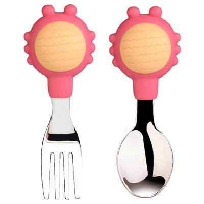 China Minimalist Personalized Childish Children's Tableware Supplies Children's Forks, Children's Spoons for sale