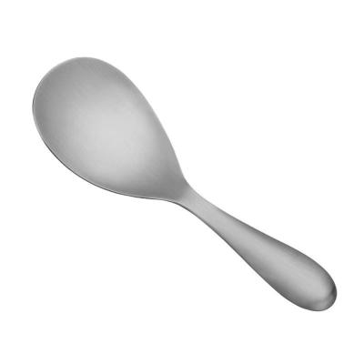 China Sustainable 304 Stainless Steel Rice Spoon Large Thickened Spoon Spoon for sale