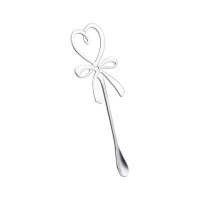 China UDIR factory viable custom personalized simple love arc single teaspoon can be customized LOGO for sale