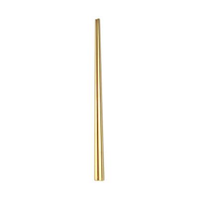 China Nordic 304 Stainless Steel Viable Chopsticks Portugal 23cm Square Tableware Non-Slip for sale