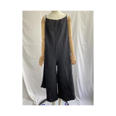 China Breathable Made In China Black One Piece Opening Legging Casual Overalls for sale