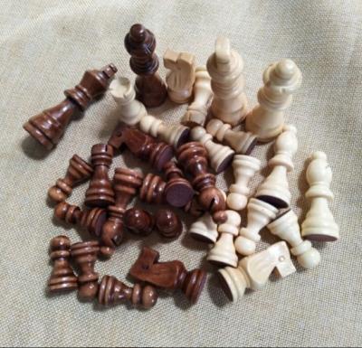 China Wooden chess board 3.0inch borad chess pieces, handmade wood chess set, chess pieces wood for sale