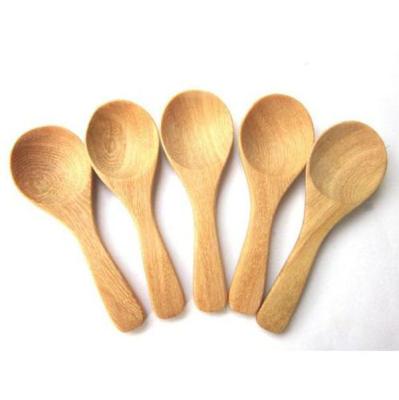 China Sustainable Wooden Children Feeding Soup Spoon / Wooden Scoop /Wooden Salt Spoon for sale