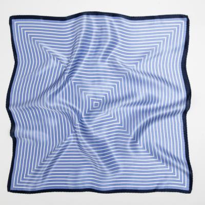 China Ladies 53*53cm Luxury Fashion Soft Silk Scarf 100% Retro Square Square Scarf Ladies Can Be Customized for sale