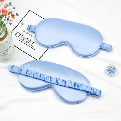 China 2022 new silk eye mask design sleep eye mask with elastic band logo breathable custom travel silk eye mask for sale