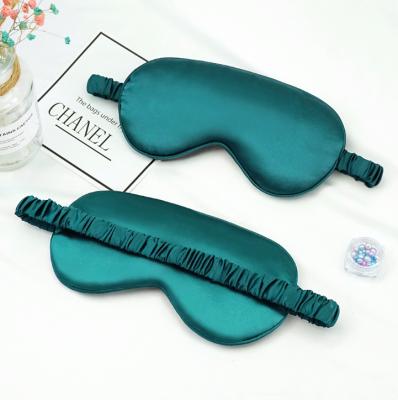 China 2022 Silk Eye Mask High Quality Luxury Fashion Can Be Travel Sleep Eye Mask Customized Silk Elastic Band for sale