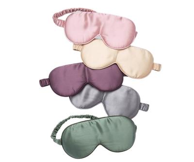 China Fashion Luxury Single Eye Mask Silk Korean Style Satin Can Be Gift Box Wholesale Price Blackout Eye Mask Customized Silk for sale