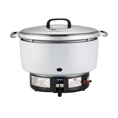 China 15 Liter Large Capacity Commercial Drum Shape Gas Commercial Rice Cooker For Restaurant for sale