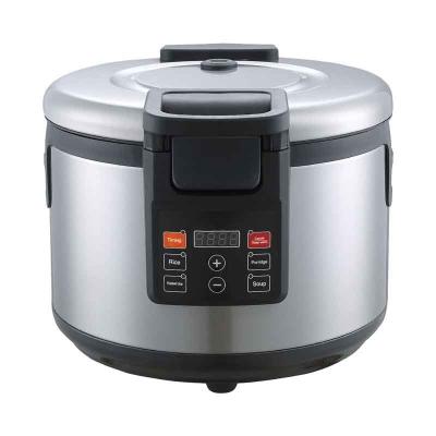 China 19 Liter Stainless Steel Commercial Electric Rice Cooker Wholesale Industrial Multi Function Rice Pot for sale