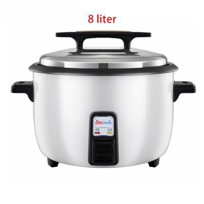 China Commercial 8 quart capacity for 12 people tall commercial traditional canteen rice cooker kitchen appliances for sale