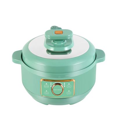 China Commercial Multifunction Electric Hot Pot 2-in-1 Pot Non-stick Aluminum Inner Household 3L Multifunctional Pressure Cooker for sale