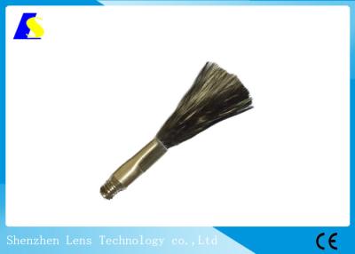 China Solid Material Carbon Fiber Cleaning Brush Anti Static Customized Threaded for sale