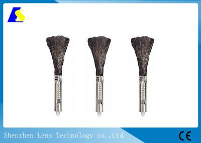 China Stainless Steel Carbon Fiber Cleaning Brush Customized Threaded CE Marked for sale