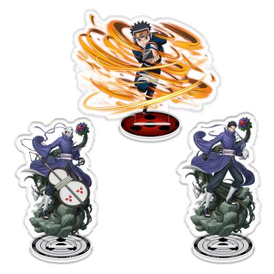 China New Action Shelf 2021 Standee Anime Standee Madara Figure Uchiha Sasuke Anime Display Stand Acrylic Stand for sale