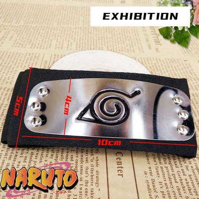 China Uzumaki Kakash Synthetic Forehead Headband Cosplay Anime Anime Head Guard Fashionable Head Band for sale