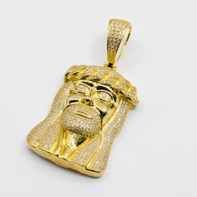 China Hiphop Hip hop jewelry Cosplay personalized character pendant zirconia pendant necklace for men body jewelry for sale