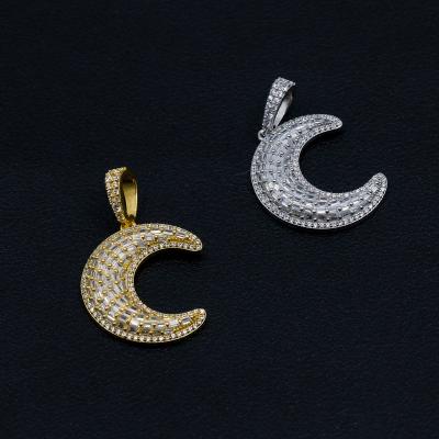 China Hiphop 2022 new hip hop necklace personalized classic design zirconia hip hop chain men's necklace pendant for sale