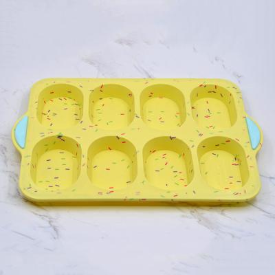 China Viable Kitchen Bakeware Diy Making Pan Tools Colorful Silicone Cake Bake Around Mold Desserts Baking Mold Mousse Cake Molds for sale