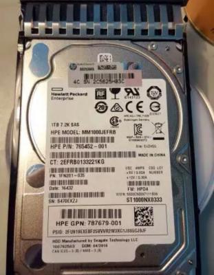 China Hdd J9F50A 787652-001 1T 7.2K 12G SAS 2.5 MSA SERVER HDD HARD DISK DRIVE for sale