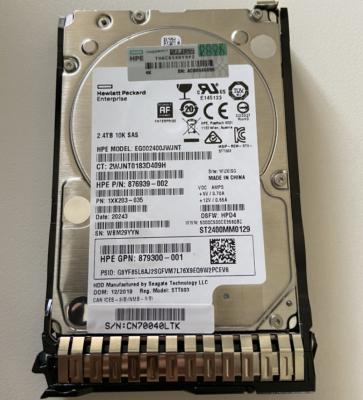 China Hdd 881457-B21 881507-001 2.4T SAS 12G 10K 2.5 SERVER HDD HARD DISK DRIVE for sale