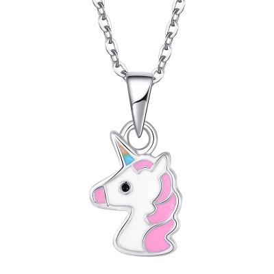 China FASHIONABLE Wholesale Personalized Rhodium Plated 925 Sterling Silver Gifts Children's Color Enamel Charms Colored Enamel Animal Pendants for sale