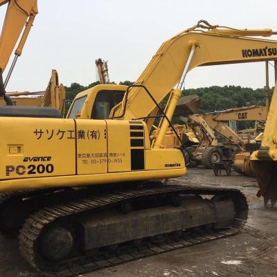 China Various original used construction and excavation applications 20T Komatus PC200-6 excavator with cheap price and good working condition for sale