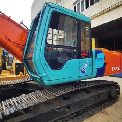 China Various excavation applications construction and working good condition Hitachi EX200, EX200-5 used excavator with durable Japan original excavating technology for sale