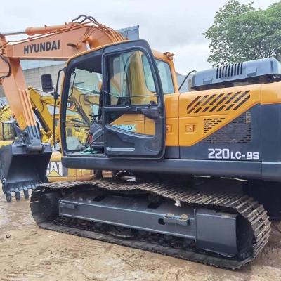 China Various Applications 22 Ton Hyundai Used Crawler Excavator R220LC-9S, Used Original Korean Medium Hydraulic Track Excavator and Construction Excavator for Sale from China for sale