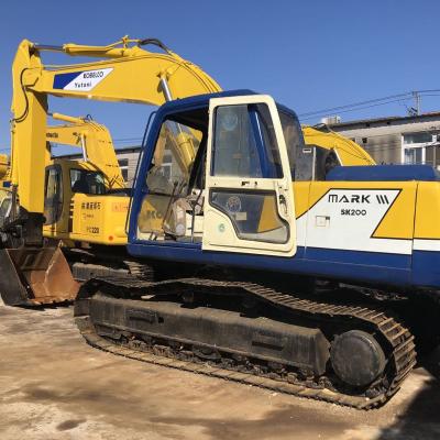 China Various construction and excavation applications Japan original used excavator Kobelco SK200-3, SK200 with low working hours and good condition for sale