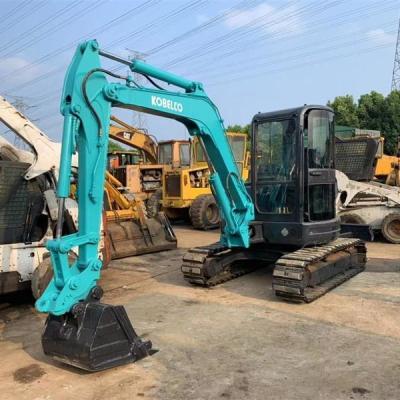 China Various Construction and Excavation Applications Kobelco Used Excavator SK55, 5T/5.5 Ton Second Hand Japan Make Small Excavator With 1 Year Warranty for sale