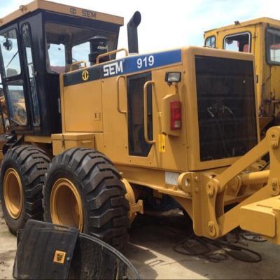 China Construction Works Used Motor Grader , Second Hand Road Machine 190HP Motor Grader SEM919 With Ripper And Blade for sale