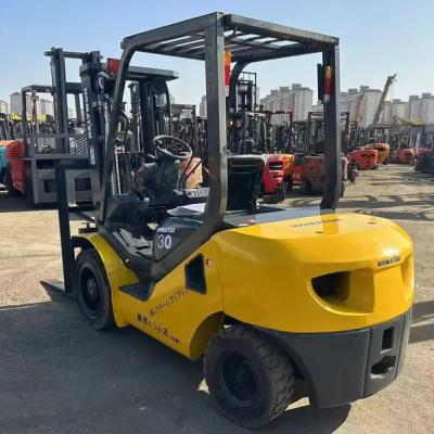 China 100% Used Toyota 3Ton FD30 Toyota 3Ton Diesel FD30 Original Japan Diesel Forklift With Triple Mast In Good Condition for sale